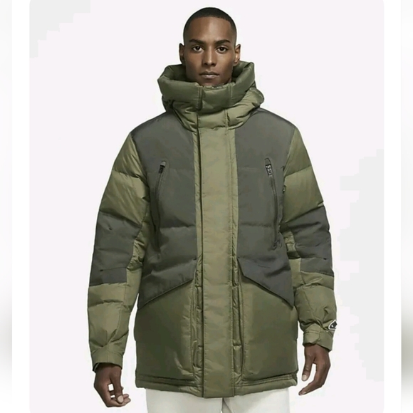 Nike | Jackets u0026 Coats | 35 Nike Repel Olive Down Fill Parka Jacket Mens  Size M Cu4392222 | Poshmark